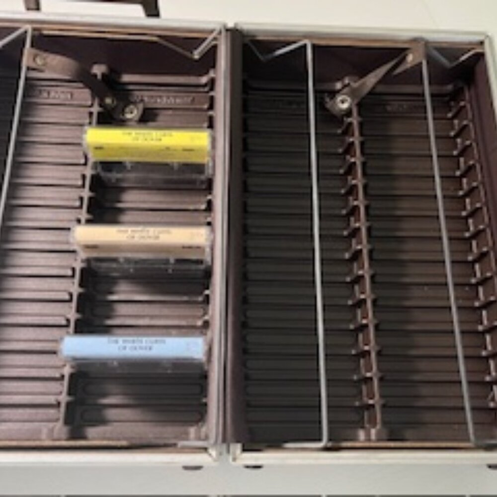 Vintage Cassette Storage case - 60-Cassette capacity